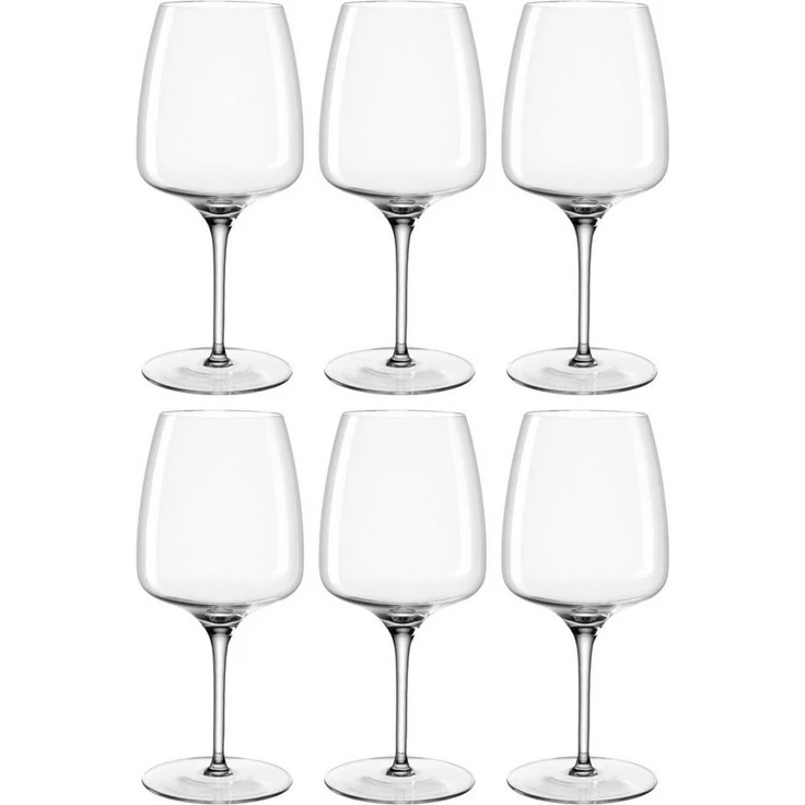 LEONARDO Weinglas Rotweinglas CESTI, 500 ml, 6er-Set, 6-tlg, Kristallglas, spülmaschinengeeignet – Bild 1