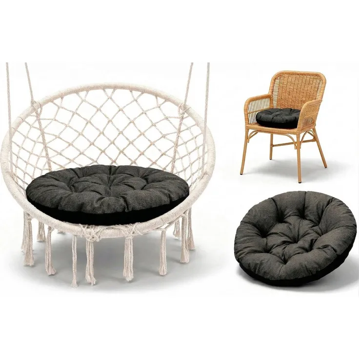 Amazinggirl Dekokissen Hängesessel Kissen Sitzkissen für Hängeschaukel 60 cm - Outdoor