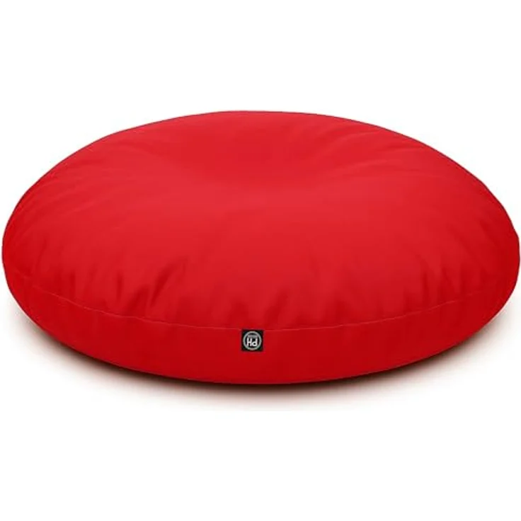 PATCH HOME 2-in-1 Sitzsack Sessel - Gaming Bean Bag mit Reißverschluss - Bereits befüllt, Ergonomisch & Robust für Kinder & Erwachsene - Indoor & Outdoor, Wetterfest (Rot, 155cm) – Bild 8
