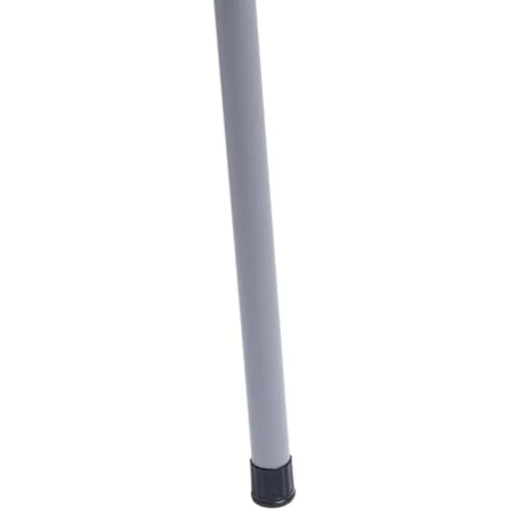 FurnitureR Klapptisch, klappbarer Campingtisch aus Metall/PVC, klappbarer Balkontisch, Gartentisch für Picknick, Camping und Outdoor Strand, 86 x 86 x 71 cm, Grau – Bild 6
