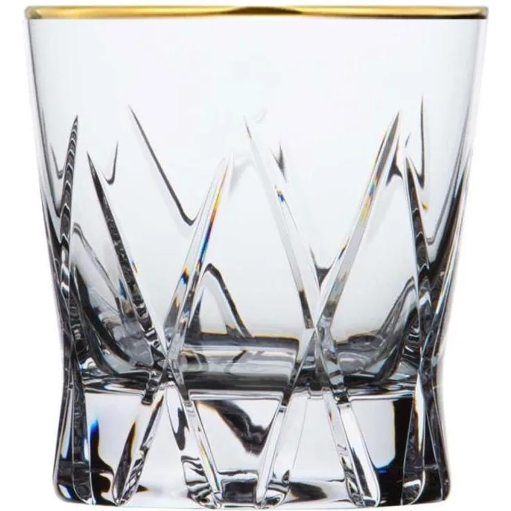 Whiskyglas Kristall London Gold clear (10 cm)