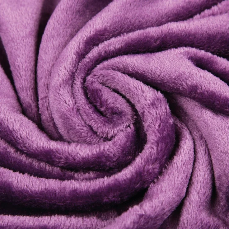 Kuscheldecke "Celina" Violett 220x240 cm – Bild 10