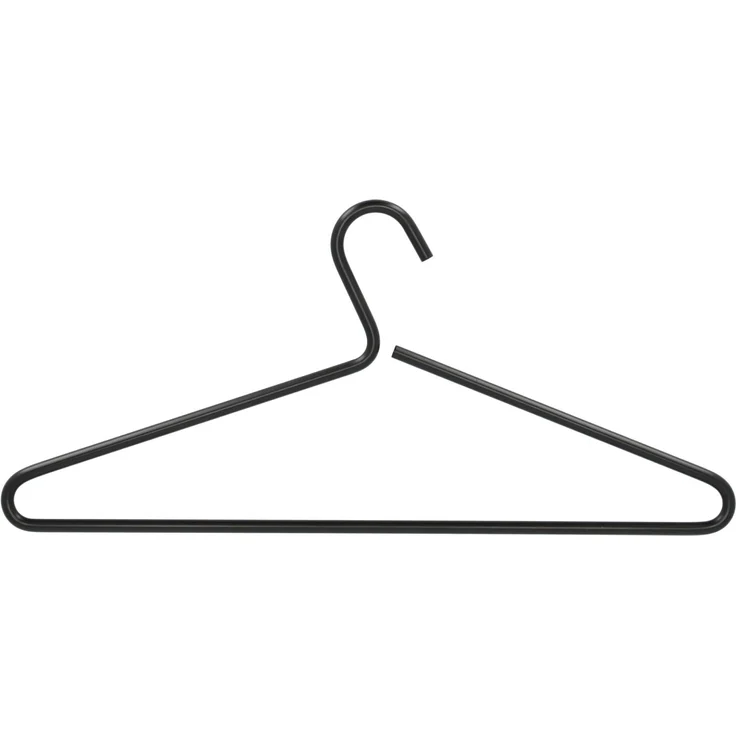 Kleiderbügel Henri 4er Set aus pulverbeschichtetem Metall, modern, Weiß, langlebig für Deine Garderobe – Bild 3