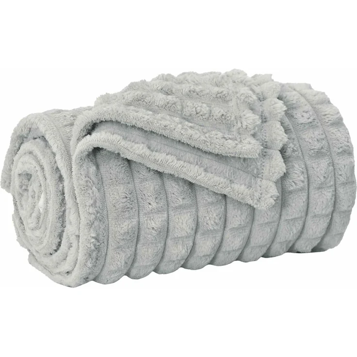 vidaXL Wohndecken 6 stk. Grau 200 x 150 cm 4,5 kg Fleece 42016954 – Bild 4