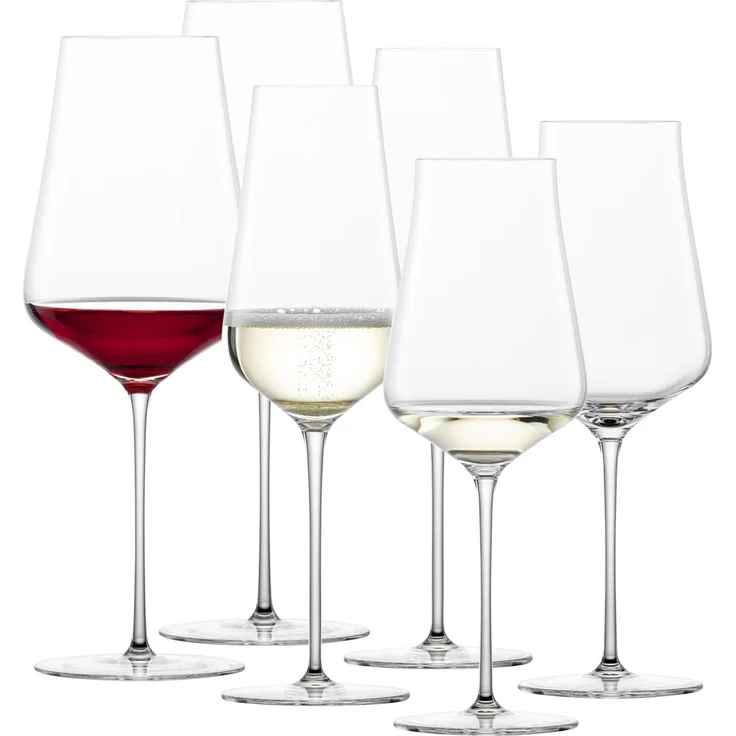 Zwiesel Glas DUO Bordeaux, Weißwein & Champagner Gläserset 6-tlg. – Bild 1