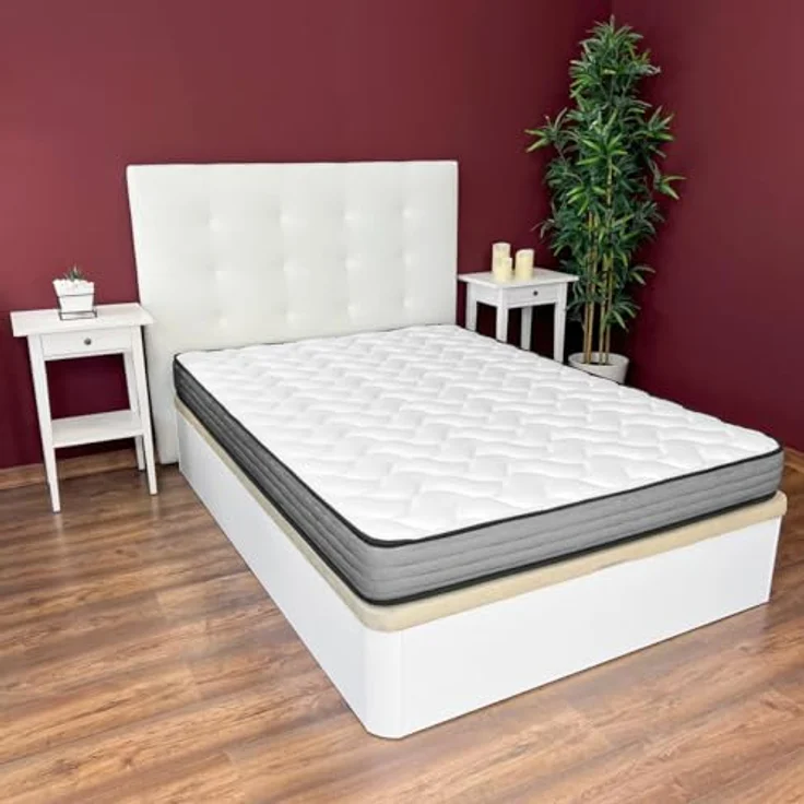 Homey - Wendbare Matratze Andrea, 90x200 cm, ideal für Nestbetten oder Etagenbetten, milbendicht, antibakteriell und hypoallergen – Bild 3