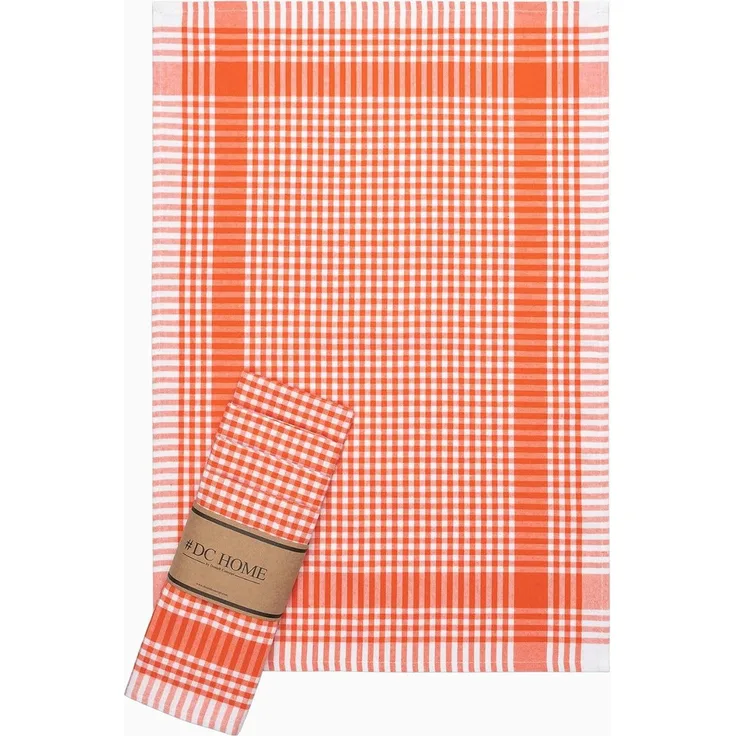 Hermia Concept 'Poti - Orange' Handtuch-Set (5-teilig), Orange, 45 x 65 cm