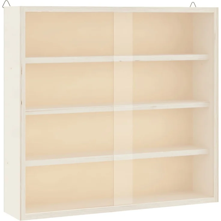 vidaXL Sammlervitrine aus Holz mit Türen 40x8,5x37 cm 4017385 – Bild 1