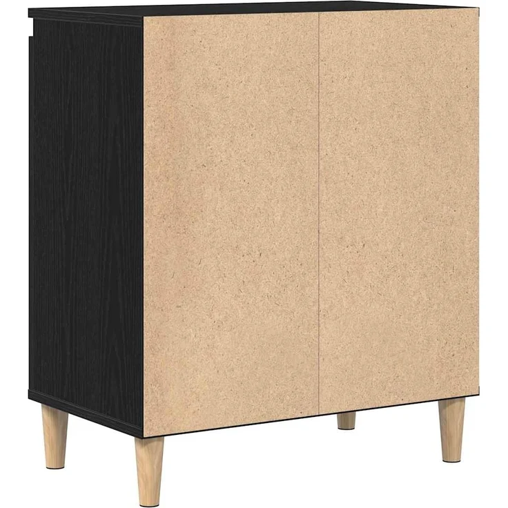 vidaXL Sideboard Schwarz 60 x 35 x 70 cm Holzwerkstoff 862593 – Bild 5