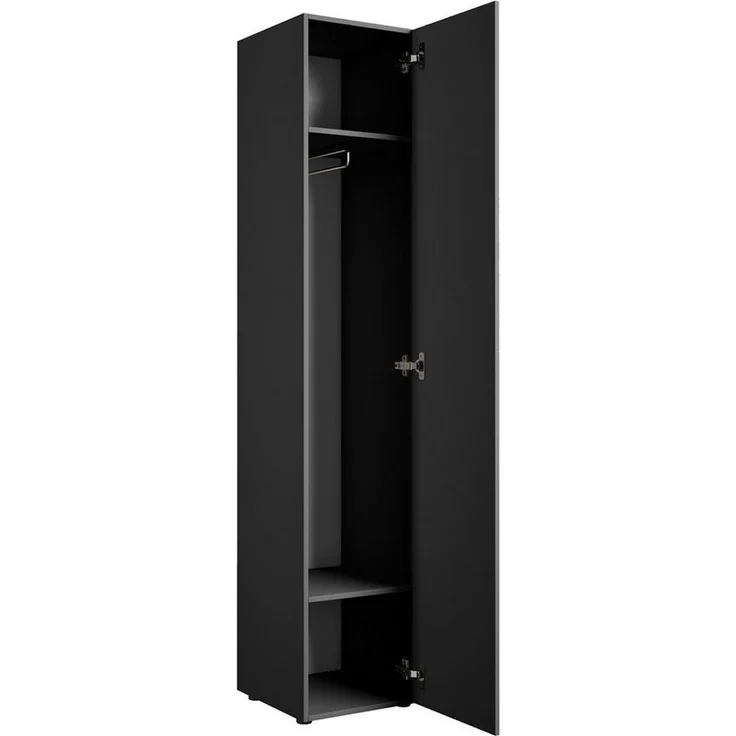 Beautysofa Garderobenschrank mit einer Tür MARGARET IV (passt perfekt in jeden Raum, in zwei Breiten zur Auswahl: 40cm oder 60cm) mit hoher Funktionalität und einer Kleiderstange – Bild 2