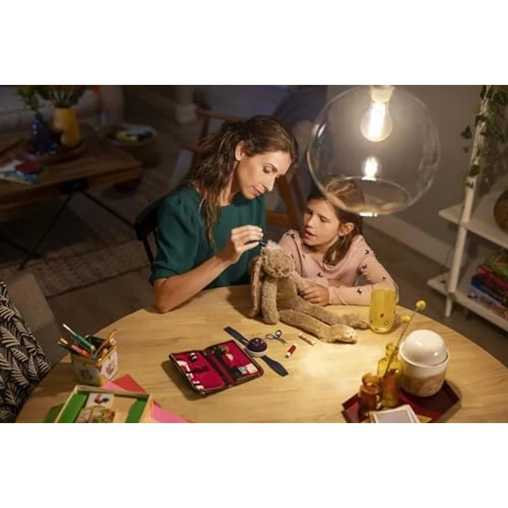 Philips LED classic Lampe 40W E27 Warmweiß 470lm klar 2erPack – Bild 2
