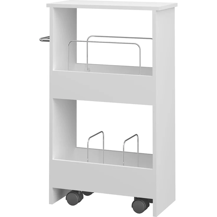 Rollwagen Katra 67x40x20 cm Weiß [en. casa] – Bild 7