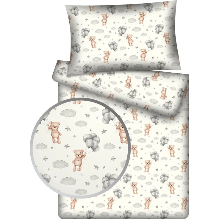 KiGATEX Kinderbettwäsche KiGATEX Set 2-teilig, 100x135 + 40x60 cm, für Mädchen + Jungen, 100% Baumwolle, weich & atmungsaktiv, waschbar bei 60°C – Bild 2