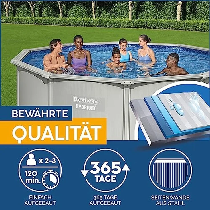 Bestway 'Hydrium™ Swimmingpool-Set Ø 460x120 cm – Bild 6