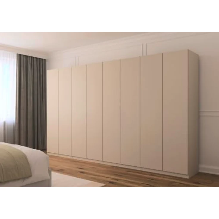 Rauch Möbel LUNIK, Kleiderschrank, Farbe Beige, Breite 360 cm | Schrank mit patentiertem Schnellmontagesystem, 8-türig, Push-to-open-Funktion, Zubehör Comfort, Schlafzimmer, Ankleide – Bild 2