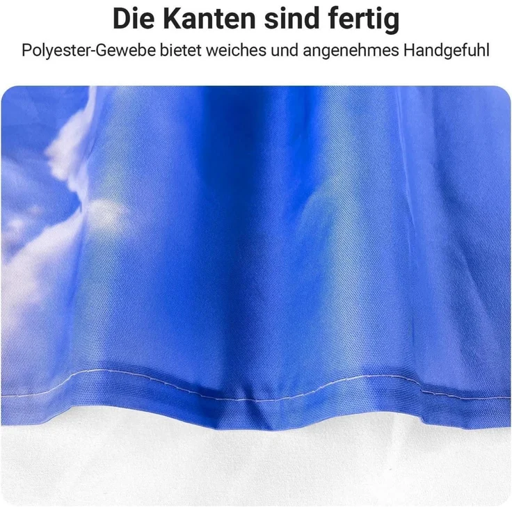 Duschvorhang Delphin 200x200cm Wasserabweisend Waschbar mit 12 Ösen – Bild 5