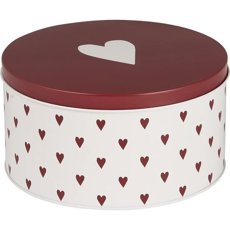 Ib Laursen - Gebäckdose Plätzchendose Weihnachtsgebäckdose Herzen Rund 32972-00 – Bild 4