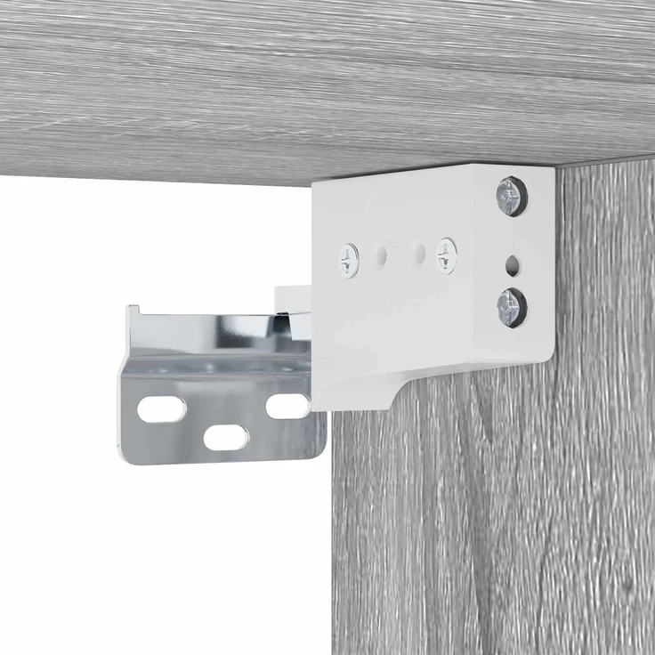 vidaXL Badezimmerschrank-Set 2 stk. Sonoma-Grau 65,5 x 34 x 61 cm 3444480 – Bild 10