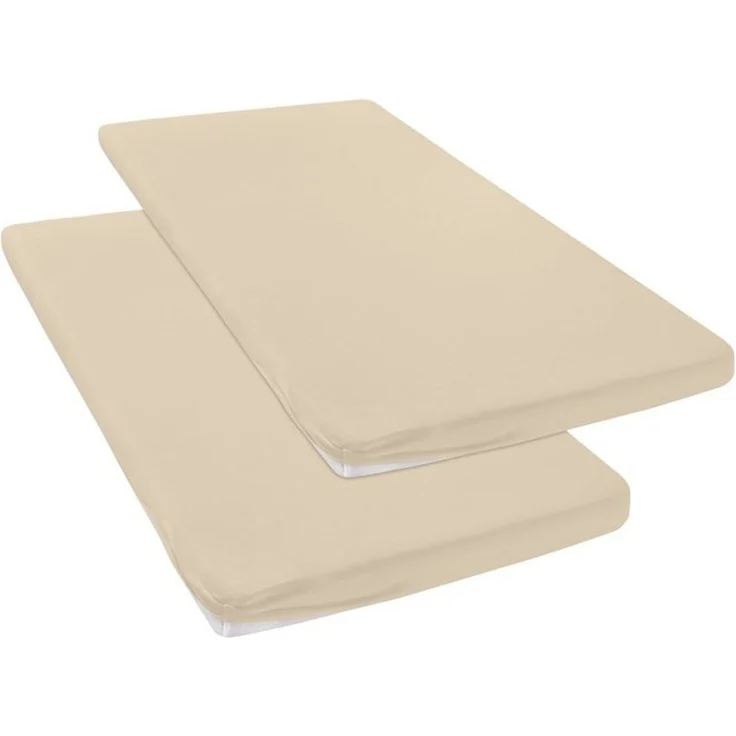 OTTO home Spannbettlaken Topper Basic, in Gr. 90x200, 140x200 oder 180x200 cm, Microfaser-Jersey, Gummizug: rundum, (2 Stück), Baumwolle, Matratzen bis 8 cm Höhe, Bettlaken, Spannbetttuch, Laken – Bild 3
