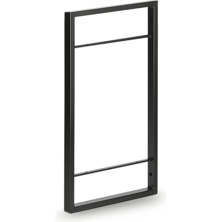 Kesseböhmer YouK Regalsystem T 320 mm, H 550 mm, mit 2 Ablageaufnahmen, schwarz matt – Bild 7