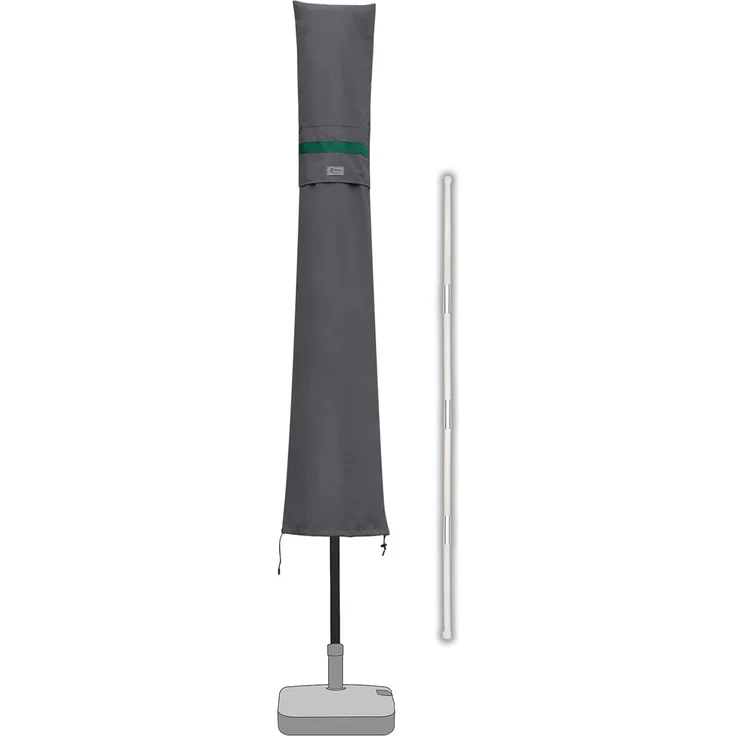 Sekey Sonnenschirm Schutzhülle mit Stab, Abdeckhauben für 350cm / 200x300 cm Gartenschirm mit Belüftungsöffnungen, Abdeckung für Marktschirm/Balkonschirm, wasserdicht – Bild 1