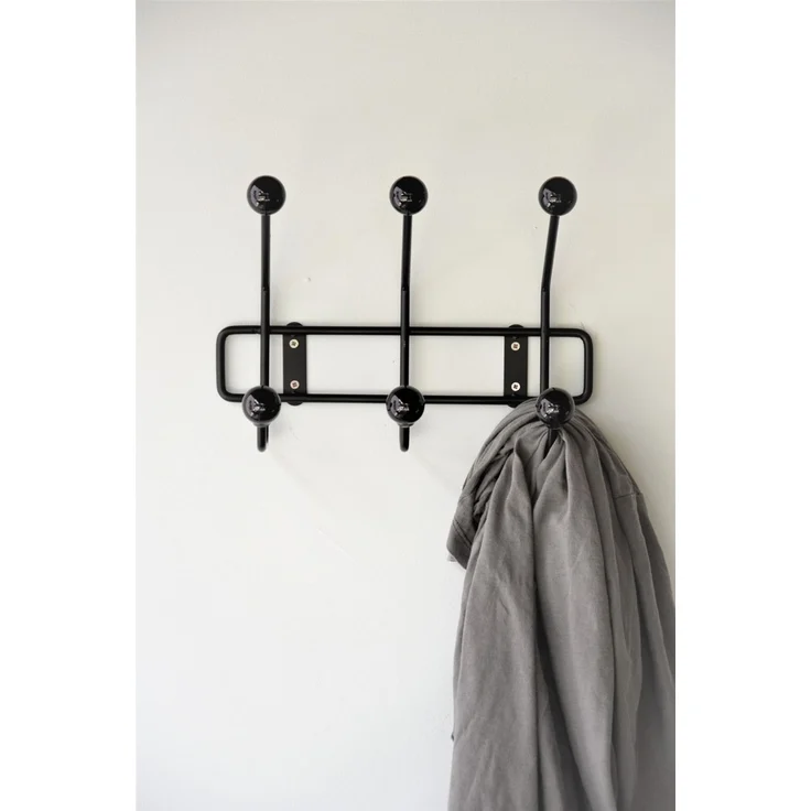 Garderobenleiste CRICK Schwarz 51 x 11 x 17 – Bild 6