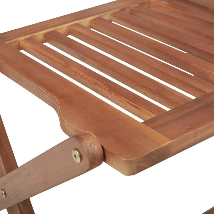vidaXL Klappbare Gartenstühle 6 Stk. mit Kissen Massivholz Akazie 3075016 – Bild 7