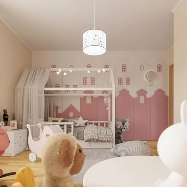 Sollux Lighting Hängeleuchte Owls 30, Pendelleuchte mit Eulendesign, mehrfarbig, 30 cm – Bild 7