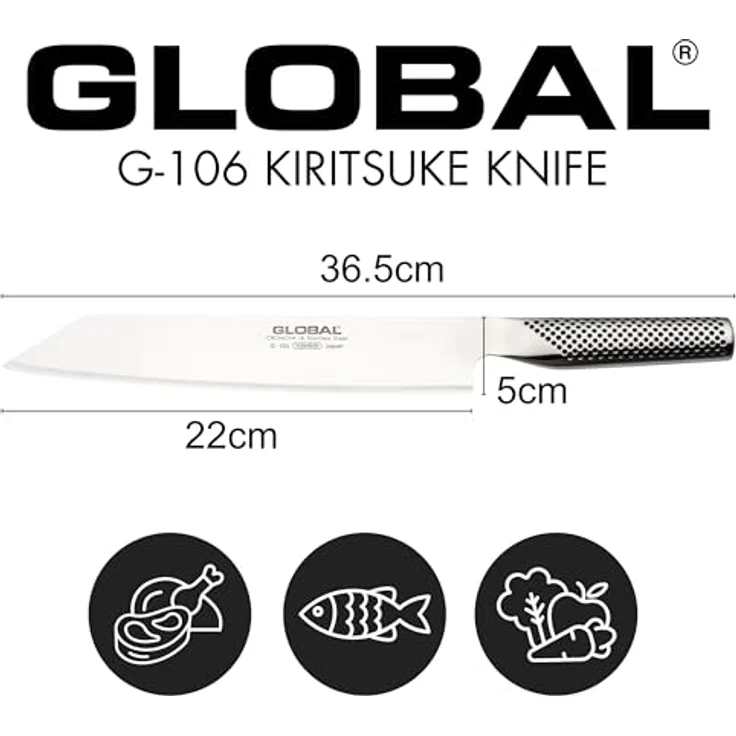 Global Yoshikin Kiritsuke 24 cm G-106 – Bild 5