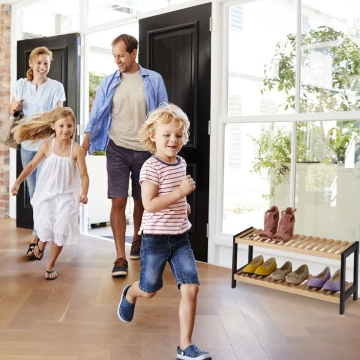 Schuhregal mit 2 Ebenen – Bild 5