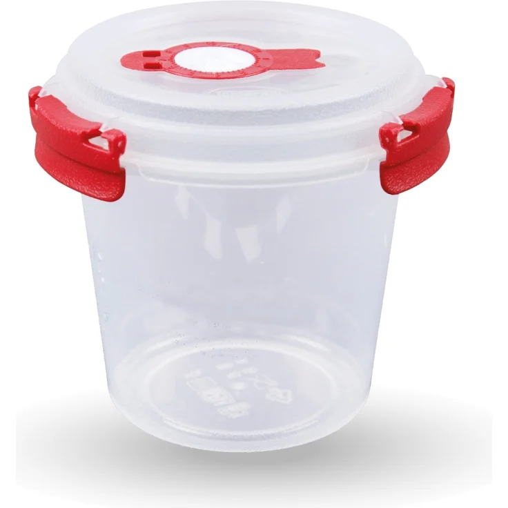 Vorratsdose für Lebensmittel ( 640 ml ) - Rot - Frischhaltedosen für Joghurt, BPA-Frei luftdicht, Aufbewahrungsbox Meal Prep Box, Schale – Bild 1