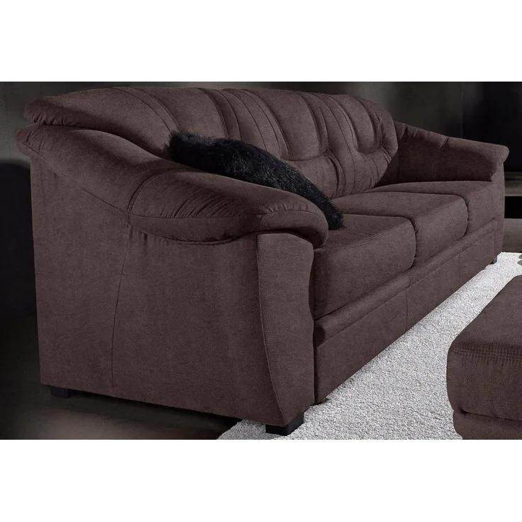 sit&more 3-Sitzer Safira, inklusive komfortablem Federkern, wahlweise mit Bettfunktion