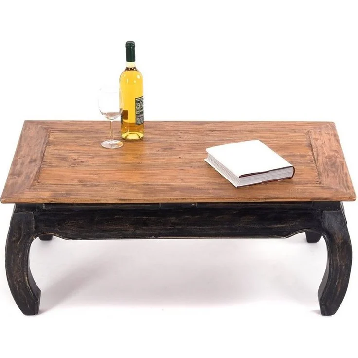 DESIGN DELIGHTS Couchtisch OPIUMTISCH "EAST", 100x60cm (BxT), Mahagoni, Beistelltisch, Farbe: – Bild 2