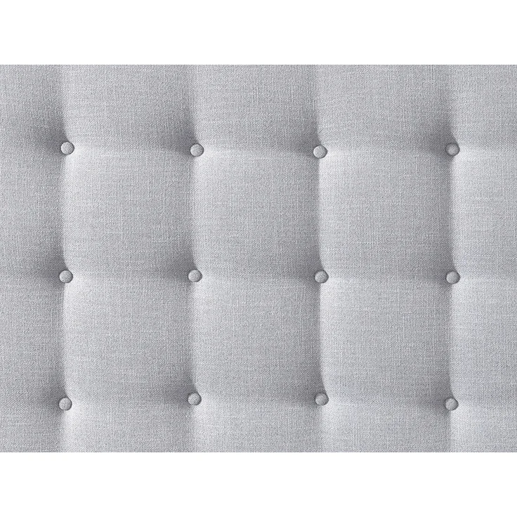 Vente-unique - Polster-Bettkopfteil - 140 cm - Stoff - Hellgrau - FRANCESCO – Bild 7