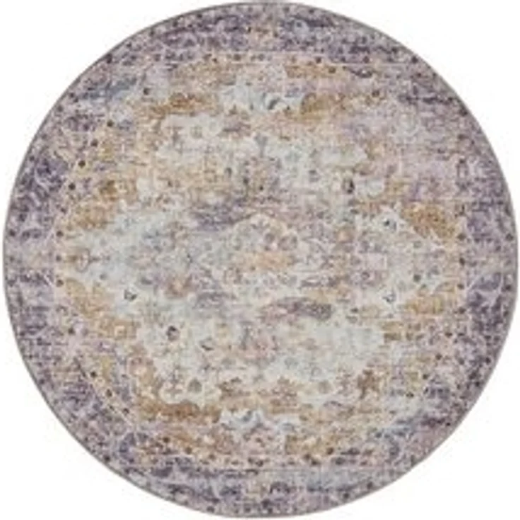 benuta Teppich George, rechteckig, Höhe: 5 mm, Vintage-Look, Kurzflor, Teppich Wohnzimmer, Schlafzimmer, Waschbar – Bild 6