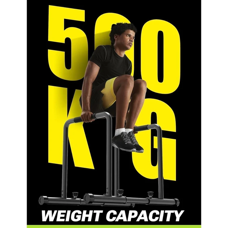 Yoleo Verstellbare Dip Barren 500 kg Dip-Station Fitness-Bar Ständer – Bild 2