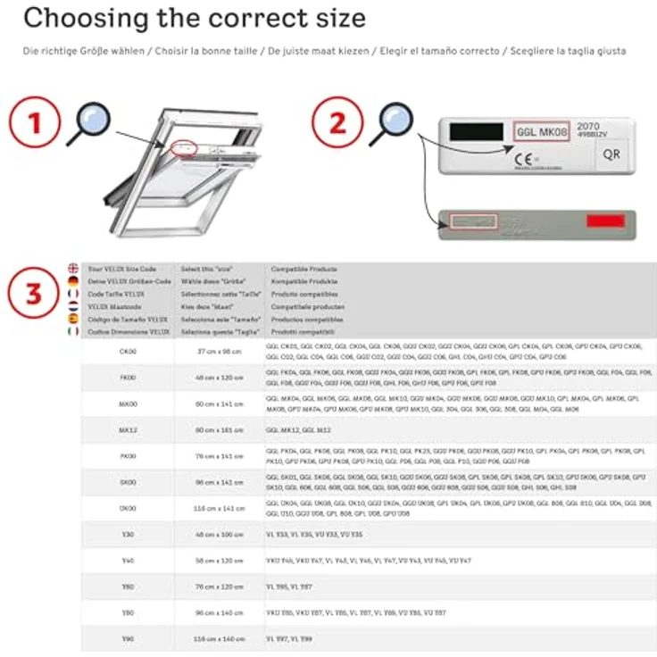 Dachfensterrollo mit Haltekrallen RHL FK00/CK00/MK00/100/SK00 1028, VELUX, Lichtschutz, ohne Bohren, freihängend, VELUX »Pick & Click!«, Lichtregulierung und Privatsphäre – Bild 3