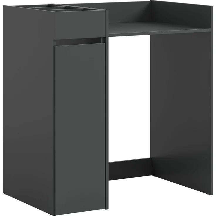 Waschmaschienenumbau Set (B/H/T: 95x101x60 cm) in anthrazit Nachbildung – Bild 2
