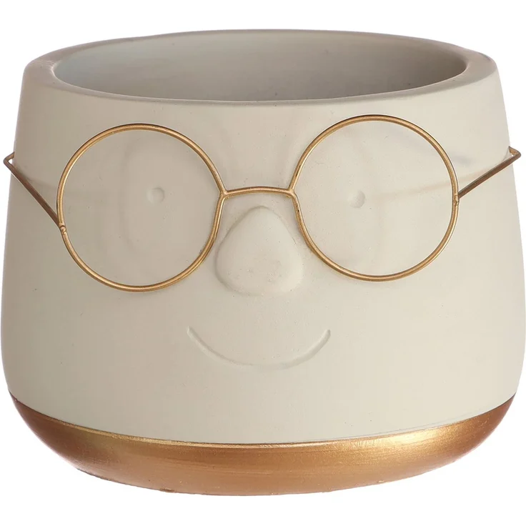 Annastore Übertopf Blumenübertöpfe in witzigem Design (Übertöpfe für Zimmerpflanzen), Blumentöpfe - Übertöpfe aus Keramik - Lustige Blumentöpfe – Bild 1