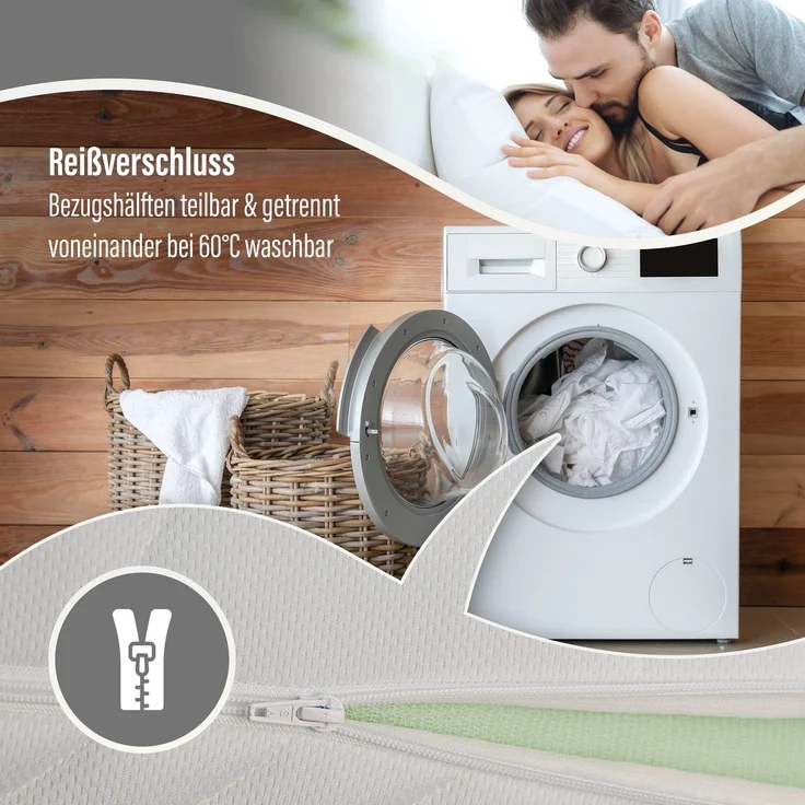 Kaltschaummatratze BeCo Marissa, 18 cm Komforthöhe, Made in Germany Größe 100 x 200 cm Härtegrad H3 (80 kg - 120 kg) – Bild 5