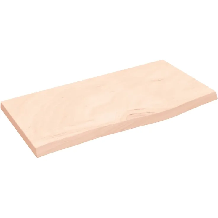 vidaXL Wandregal 60x30x(2-4) cm Massivholz Eiche Unbehandelt 363525