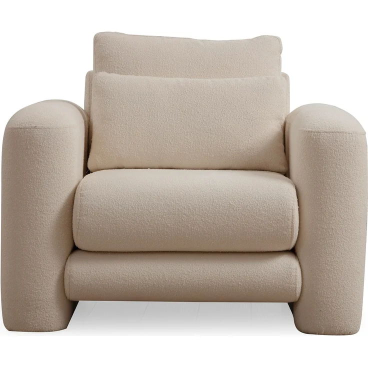 Ohrensessel, 'Lily', 73 x 97 x 98, Creme – Bild 4