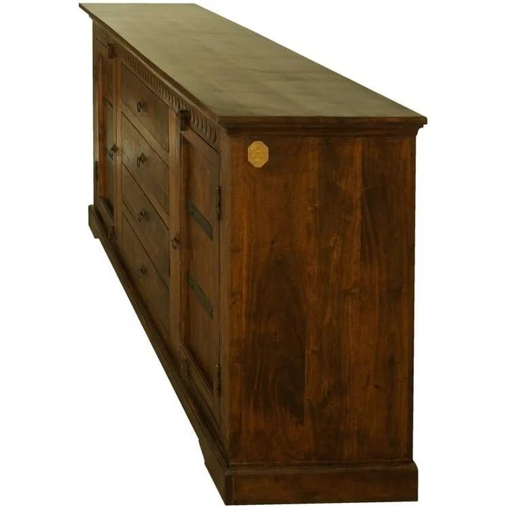 Sideboard Akazie 150x45x89 nougat lackiert OXFORD #513 – Bild 5