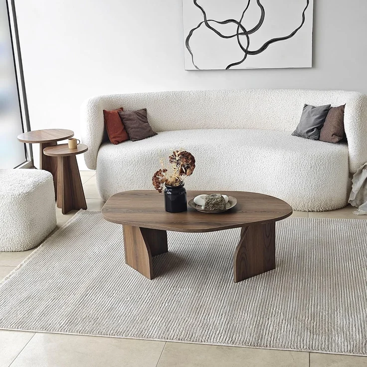 Skye Decor 'Nova - Walnut' Couchtisch, Walnuss, 100 x 35 x 60 cm – Bild 2