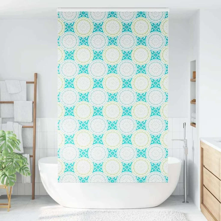 vidaXL Duschrollo mit Kassette 120x240 cm Stoffbreite 116 cm 4015003 – Bild 2
