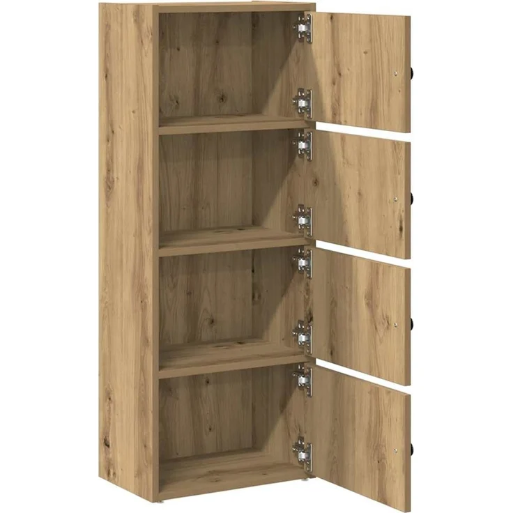 vidaXL Bücherregal Artisan-Eiche 40x24x102 cm Holzwerkstoff 860381 – Bild 5