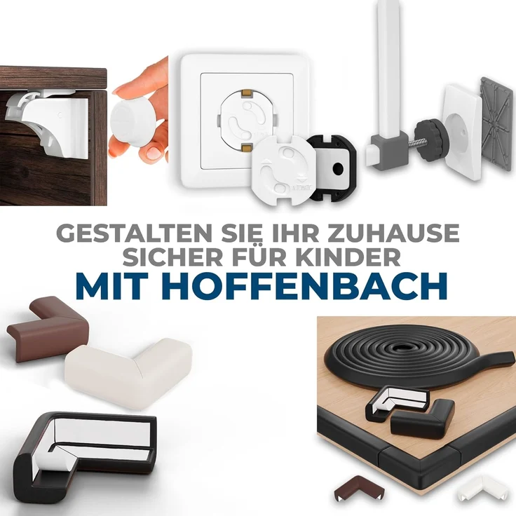 Steckdosensicherung mit Drehmechanik - 20x - Original Hoffenbach Germany - 2 Jahre Garantie - Kindersicherung für Steckdosen - Steckdosenschutz für Babys und Kinder – Bild 9