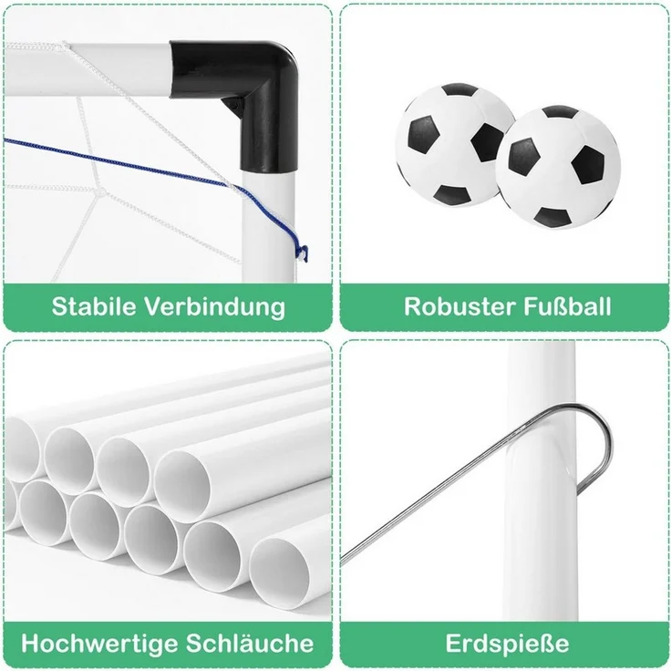 Youyijia Fußballtor Fussballtore für Garten Indoor & Outdoor – 92x48x61 cm – Bild 4