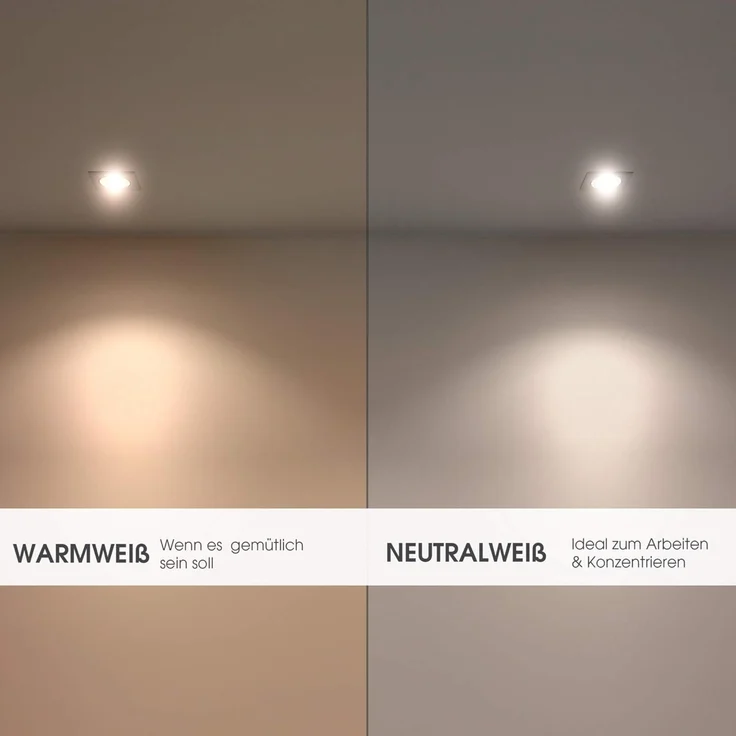 linovum LED Aufbaustrahler 6x Aufbauleuchte SMOL schwenkbar Schwarz LED 4W warmweiß Deckenspot, Warmweiß – Bild 6