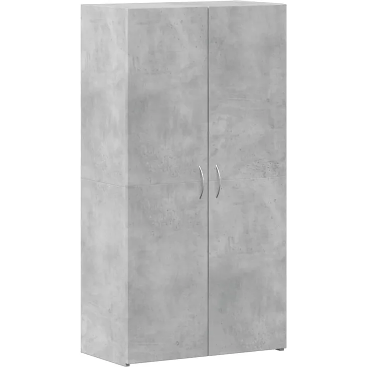 vidaXL Aktenschrank Betongrau 60x32x115 cm Holzwerkstoff 840775